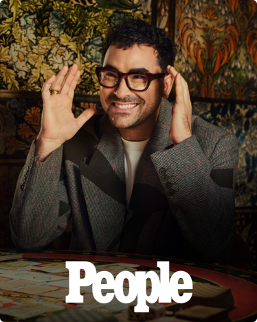 The cover of People featuring an image of actor, Dan Levy.