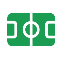 Symbol eines Fußballfeldes.
